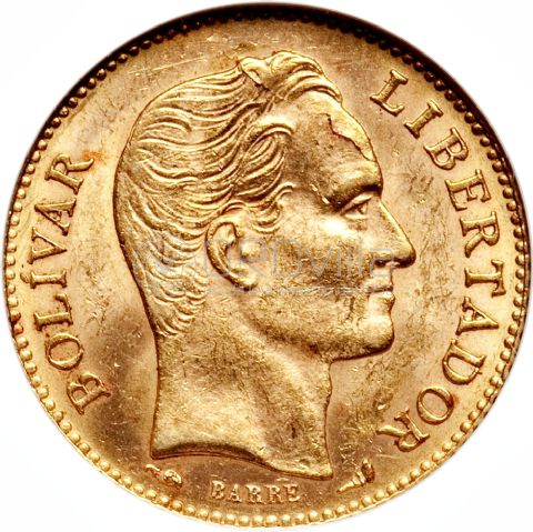Bolivares Venezuela in Marenghi d'oro